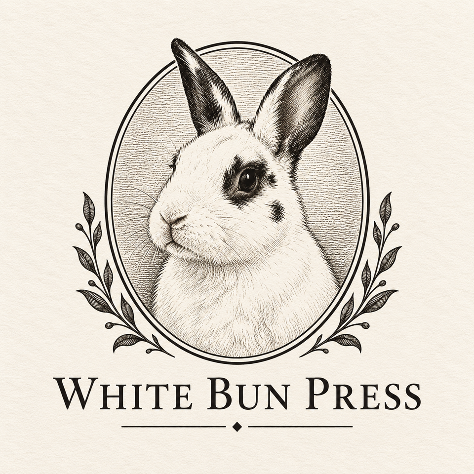 White Bun Press rabbit emblem